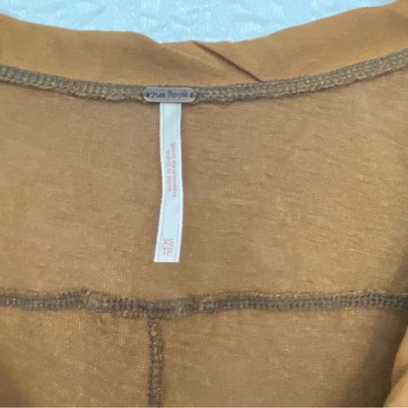 Free People NWOT Linen Tank Travelers Tank Moss - Picture 10 of 14